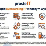 Outsourcing IT to kompleksowe wsparcie: helpdesk, administracja infrastrukturą, backup, Microsoft 365, automatyzacja procesów, opieka nad WWW, dzierżawa drukarek, monitoring i serwis sprzętu.