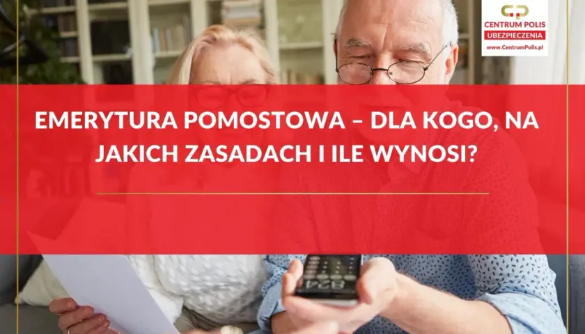 Emerytura pomostowa: dla kogo, na jakich zasadach i ile wynosi? Para seniorów analizuje dokumenty, przygotowując się do świadczeń.
