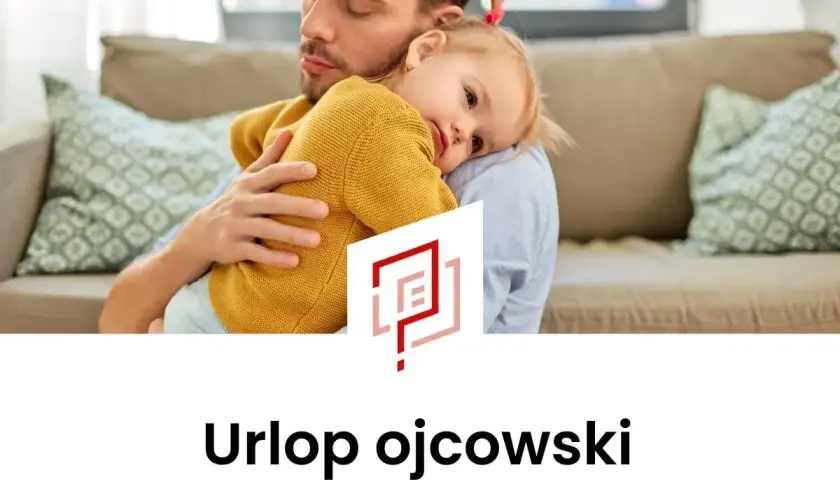 Ojciec tuli córeczkę, czuły moment tacierzyński. Czas urlopu ojcowskiego to budowanie więzi.