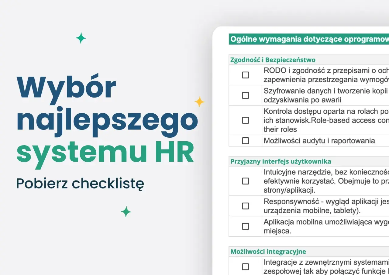 Wybór najlepszego systemu HR. Checklisty pomagają w ocenie zasobów ludzkich i oprogramowania.